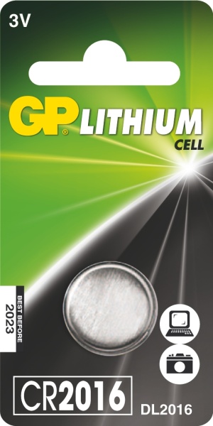 GP lithiová baterie 3V CR2016 1ks