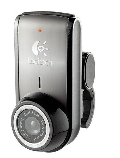 Logitech B905 2MP Portable Webcam, Carl Zeiss®