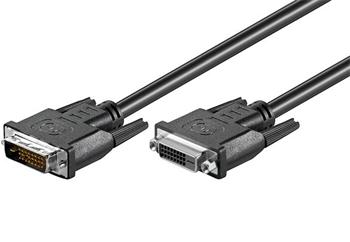 DVI-D prodlužovací kabel,dual-link,DVI(24+1),MF,2m