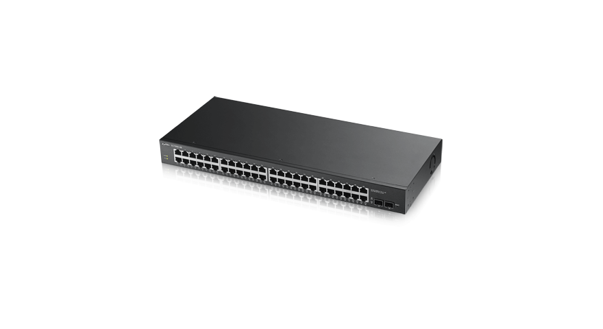 ZyXEL GS1900-48 Zyxel GS1900-48 50-port Gigabit Web Smart switch, 48x gigabit RJ45, 2x SFP v2