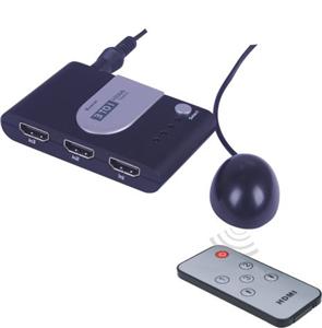 PREMIUMCORD HDMI switch 3:1 s dálkovým ovladačem