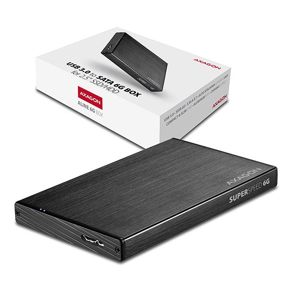 AXAGON EE25-XA6, USB3.0 - SATA 6G, 2.5" externí ALINE box