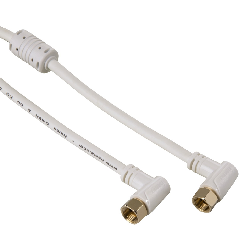 Hama SAT kabel F-vidlice - F-vidlice, 1.5m, kolmé konektory 95 dB