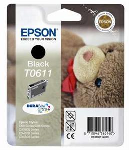 Epson C13T0611 - originální EPSON Ink čer Stylus D68/D88/DX3850/DX4850 T0611