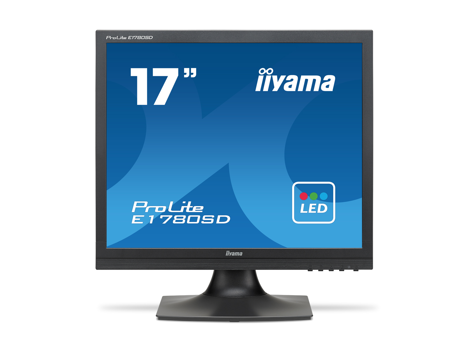IIYAMA Prolite E1780SD-B1 17inch LED LCD 1280x1024 TN panel Speakers VGA DVI 250cd/m2 5ms TCO6