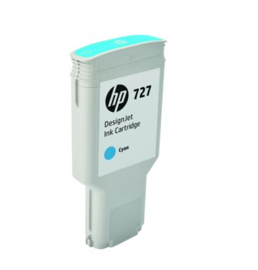 HP 727 Azurová inkoustová kazeta DesignJet, 300 ml