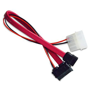 AKASA kabel SATA pro slim optické mechaniky, pro mini-ITX systémy, 20cm