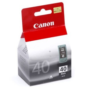 Canon CARTRIDGE PG-40 černá pro MP-150, MP-170, MP-450, PIXMA IP1x00, IP2x00, MP1x0, MP-210 (490 str.)