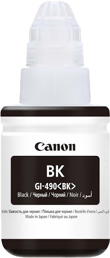 Canon Cartridge GI-490 černá pro PIXMA G 1400, 1410, 2400, 2410, 3400, 3410, 4400 a 4410 (6 000 str.)