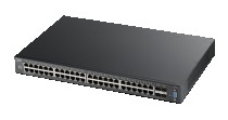 ZyXEL XGS2210-52 Zyxel XGS2210-52, 52-port Managed Layer2+ Gigabit Ethernet switch, 48x Gigabit metal + 4x 10GbE SFP+ ports, L2 multicast
