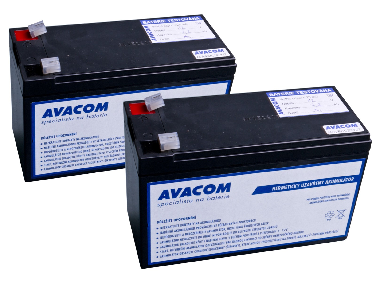 AVACOM náhrada za RBC32 - bateriový kit pro renovaci RBC32 (2ks baterií)