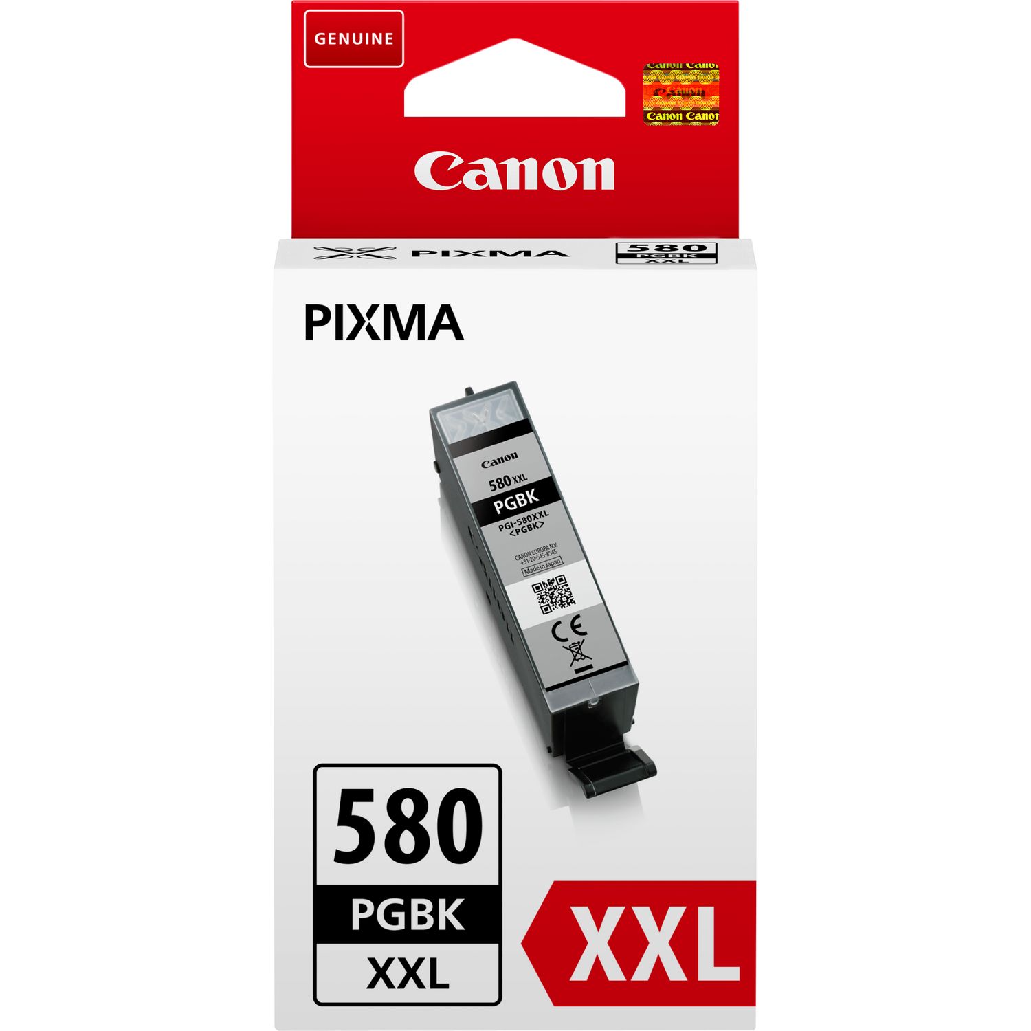 Canon CARTRIDGE PGI-580XXL pigmentová černá pro PIXMA TS615x, TS625x, TS635x, TR7550, TS815x (600 str.)