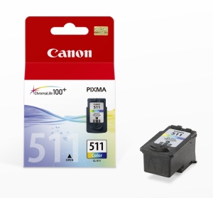 Canon CARTRIDGE CL-511 barevná pro PIXMA iP2700, MP2x0, MP49x, MX3x0, MX410, MX420 (245 str.)