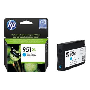 HP 951XL originální inkoustová kazeta azurová CN046AE