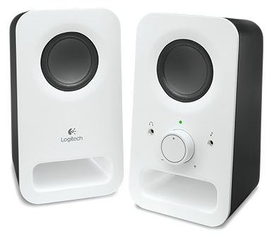 Logitech repro Z150 Multimedia Speakers/ 2.0/ 3W/ 3.5mm jack/ Snow White-bílý