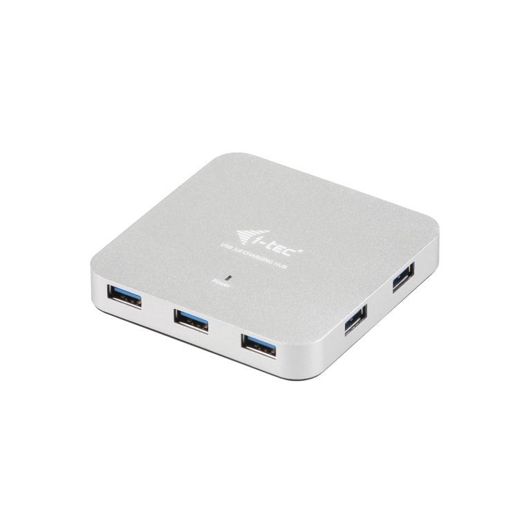 i-tec USB 3.0 Metal Charging HUB 7 Port s napájecím adaptérem 7x USB napájecí port