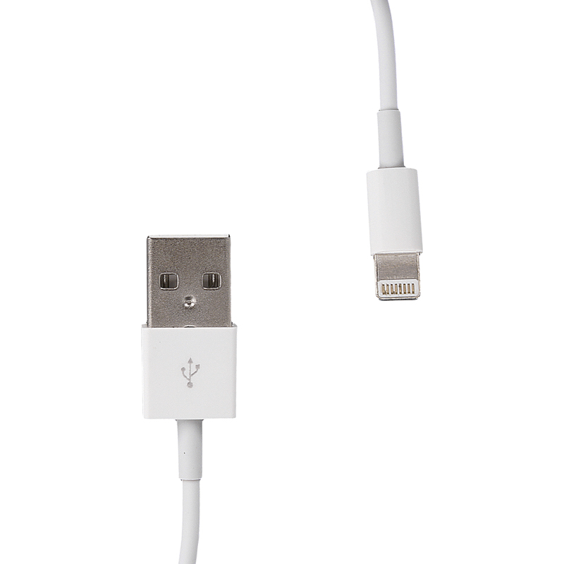 Whitenergy Kabel USB 2.0 pro iPhone 5 přenos dat/nabíjení 30cm bílý