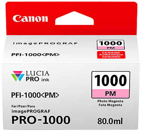 Canon CARTRIDGE PFI-1000M purpurová pro ImagePROGRAF PRO-1000 (965 str.)