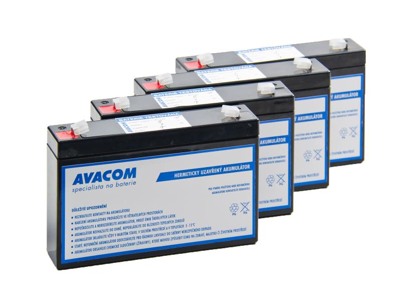 Bateriový kit AVACOM AVA-RBC34-KIT náhrada pro renovaci RBC34 (4ks baterií)