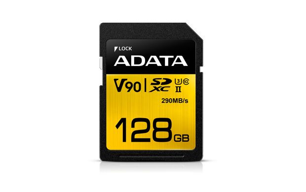 ADATA SDXC 128 GB UHS-I U1 ASDX128GUII3CL10-C Adata/SDXC/128GB/290MBps/UHS-II U3 / Class 10