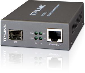 TP-Link MC220L Gigabitový média konvertor (1xSFP,1xGbELAN, 1000BASE-SX/LX/LH-10/100/1000Base-T)