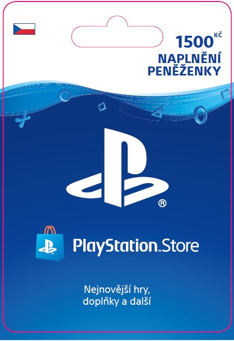 ESD CZ - PlayStation Store el. peněženka - 1500 Kč