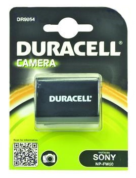 DURACELL Baterie - DR9954 pro Sony NP-WF50, černá, 900 mAh, 7.4 V