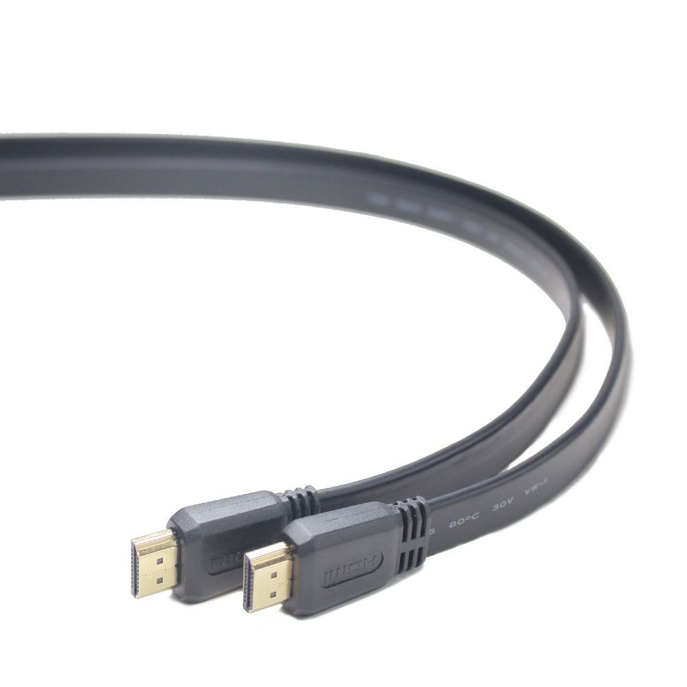 Gembird kabel HDMI High Speed (M - M), plochý , 1.8 m, černý