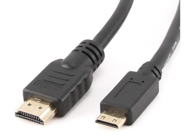 Gembird kabel HDMI (M) na mini HDMI (M) Ethernet, High speed, 3m, černý