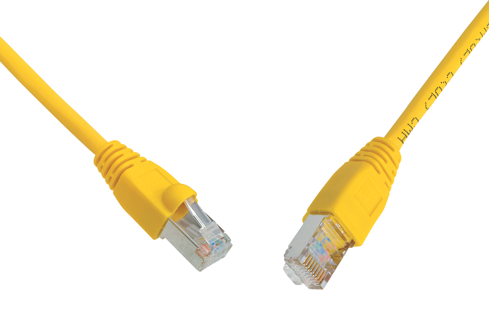 SOLARIX patch kabel CAT6 UTP PVC 1m žlutý snag proof