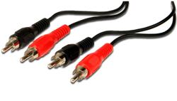 PREMIUMCORD Kabel audio 2x Cinch - 2x Cinch (RCA, M/M) 15m