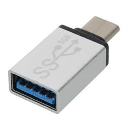 PREMIUMCORD Adaptér USB 3.1 C/male - USB 3.0 A/female, stříbrný, OTG