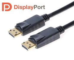 PREMIUMCORD DisplayPort 1.2 přípojný kabel M/M, zlacené konektory, 0.5m