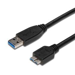 Kabel microUSB 3.0 5Gbps USB A - microUSB B, MM, 5m