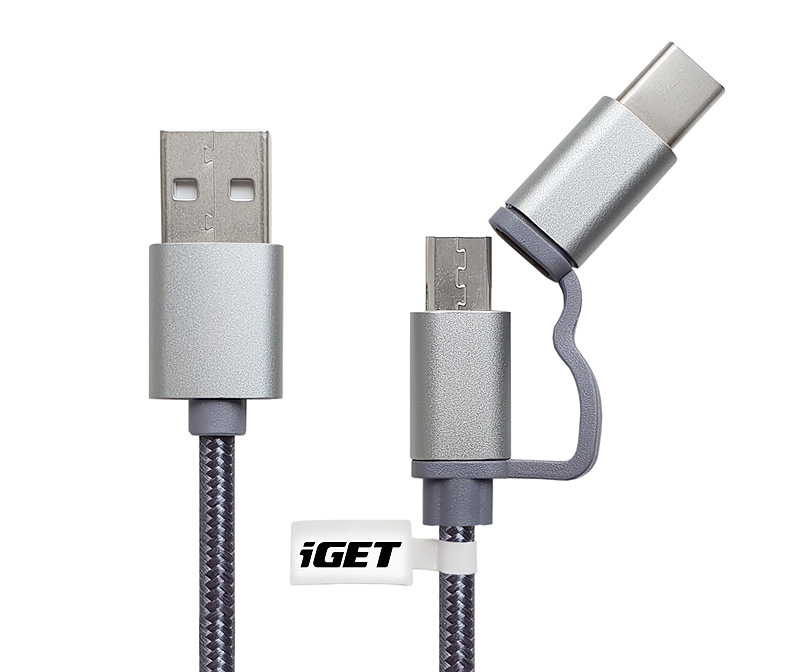 iGET G2V1 USB kabel 2v1 1