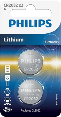 Philips baterie CR2032 - 2ks