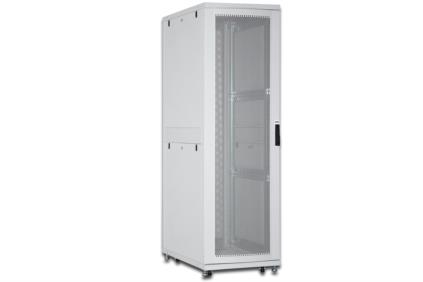 Digitus Server-Line 42U 19" skříň šedá perforované dveře š.60cm DN-19 SRV-42U-N-1 Digitus Serverový stojan 42U, Unique Series, dveře z děrované oceli 2050x600x1000 mm, barva šedá (RAL 7035)