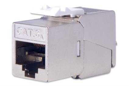 DIGITUS CAT 6A Keystone Jack shielded 500 MHz acc.ISO/IEC 60603-7-51 11801 AMD2:2010-04 tool free connection