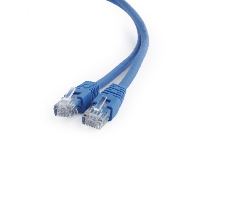 Gembird patch kabel Cat6 UTP, 0.5 m, modrý