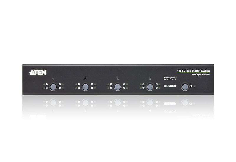 ATEN VM0404HB Professional Audio/Video Video Matrix Switches Standard VM0404HBSearch Product or keyword 4 x 4 True 4K HDMI