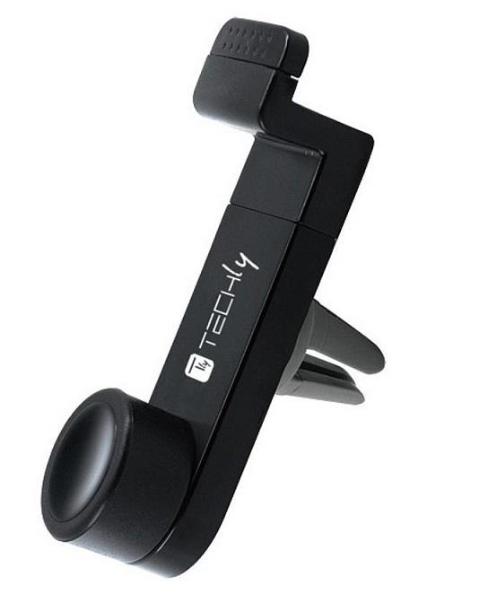 TECHLY 028603 Smartphone GPS holder for car air vent rotatable black
