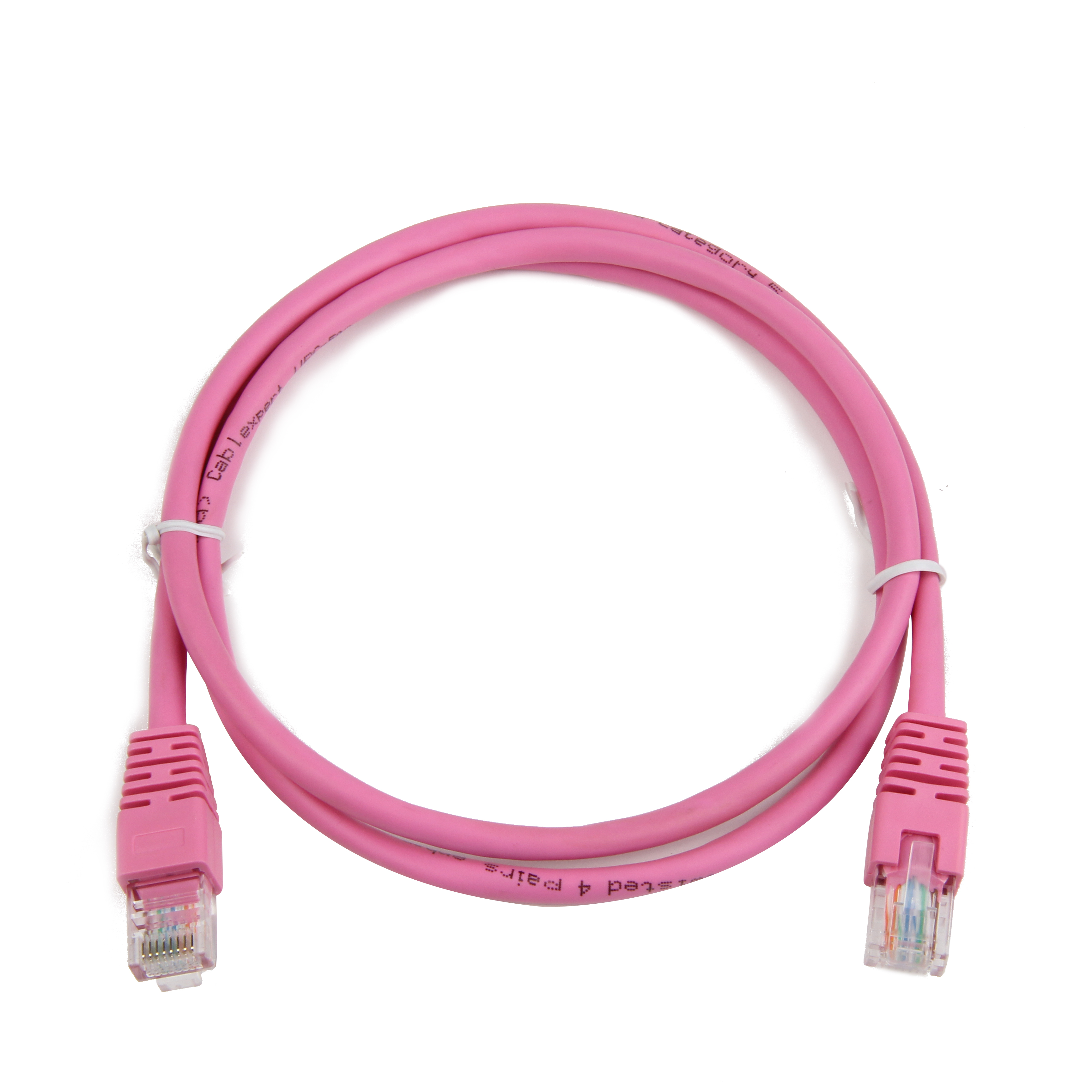 GEMBIRD kabel patchcord Cat5e UTP 0,5m, růžový