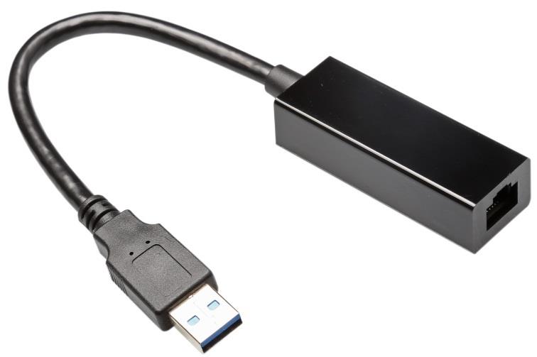 Gembird NIC-U3-02 Gembird adaptér - USB 3.0 (M) / RJ45 (F) Gigabit LAN, kabel 15cm, černý