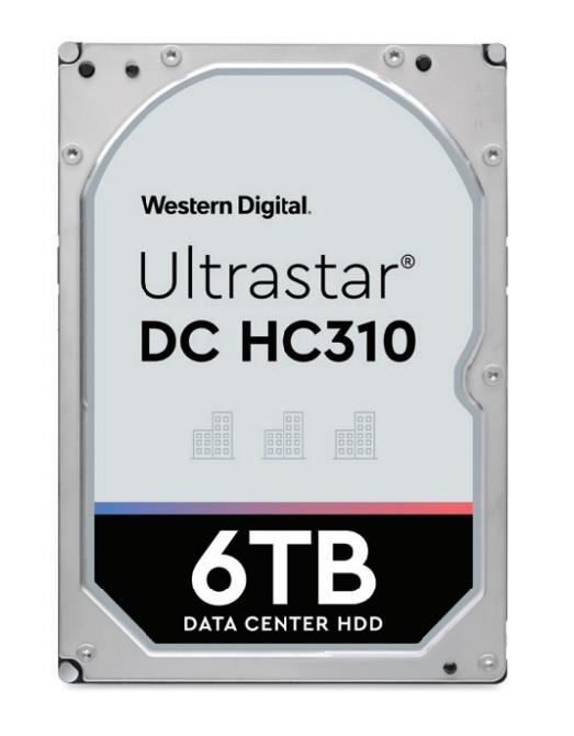 Western Digital (HGST) Ultrastar DC HC310 / 7K6 3.5in 6TB 256MB SAS 512E SE