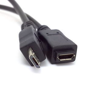PREMIUMCORD Kabel prodlužovací micro USB - micro USB 2m (M/F)