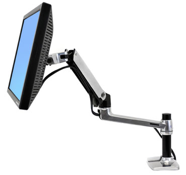 ERGOTRON LX Desk Mount Arm, Polished Aluminum, stolní rameno max 32" LCD
