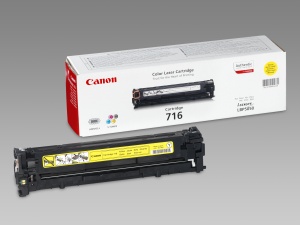 Canon TONER CRG-716Y žlutá pro i-Sensys LBP5050, LBP5050N, LBP5360, MF-8030Cn, MF-8040Cn,MF-8050Cn,MF-8080Cw (1500 str.)