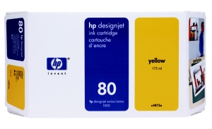 HP 80 Žlutá inkoustová kazeta, 350 ml