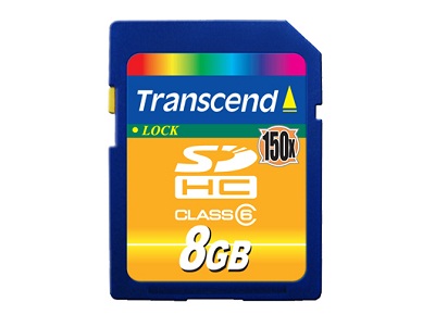 TRANSCEND SDHC karta 8GB Class 4