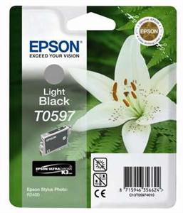 EPSON Ink ctrg light black pro R2400 T0597